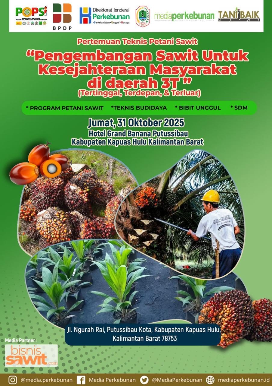Flyer Pertemuan Teknis Petani Sawit