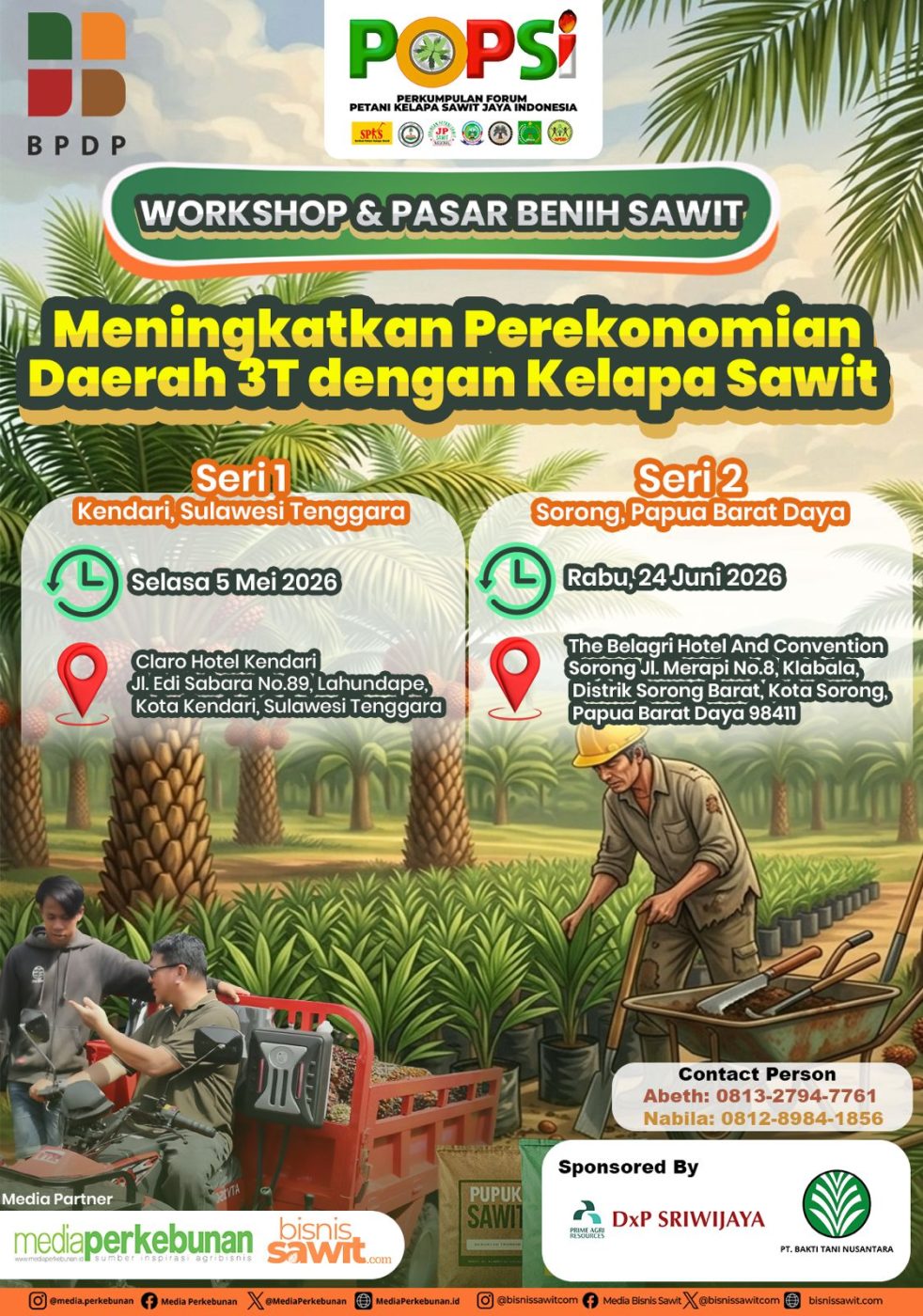 Flyer WORKSHOP 3T di Kendari dan Papua
